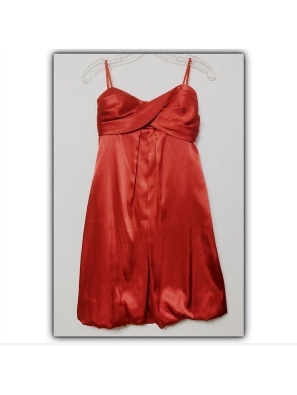 Jump Apparel by Wendye Chaitin strapless satin dress size 6